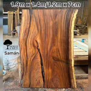 Gran Mesa Comedor Rectangular Samán (1.9m)