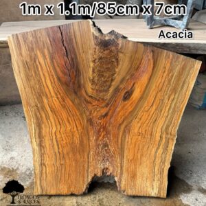 Mesa Irregular en Tronco de Acacia (1m)