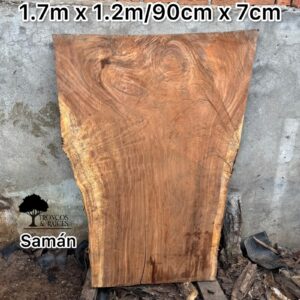 Mesa Comedor Tronco Rectangular Extra Ancha (1.7m)