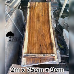 Mesa Comedor Tronco Rectangular Samán (2m x 75cm)