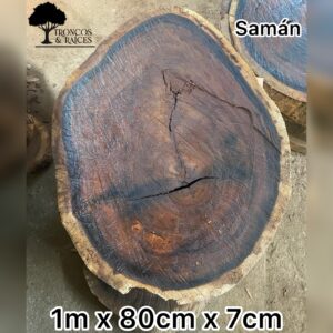 Tronco ovalado de samán