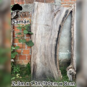 Tronco rectangular de samán
