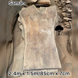 Tronco rectangular de samán