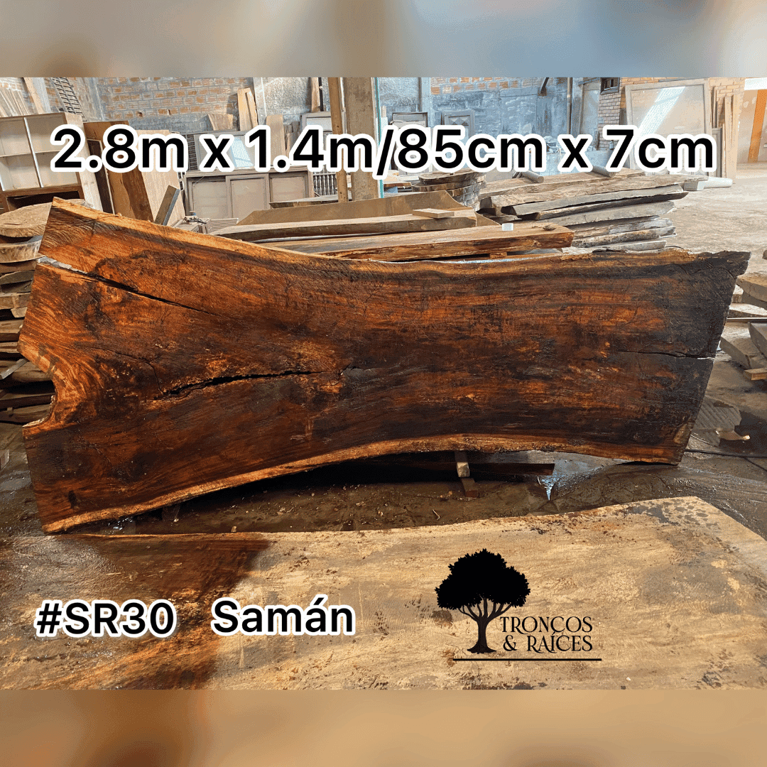 Mesa tipo Y de samán para 10 puestos Mesa tipo Y de samán para 10 puestos