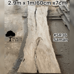 Mesa con grietas naturales para 10 puestos Mesa con grietas naturales para 10 puestos