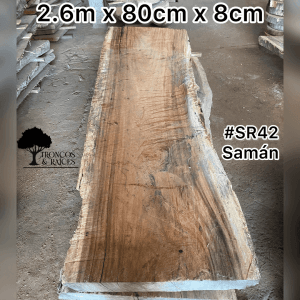 Mesa pareja de samán para 8 puestos Mesa pareja de samán para 8 puestos