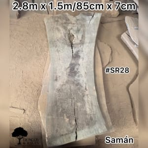 Mesa tipo Y de samán para 10 puestos Mesa tipo Y de samán para 10 puestos