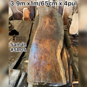 Mesa alargada de saman para 14 personas