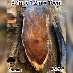 Mesa gigante de samán para 10 personas
