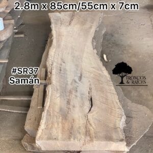 Tronco con grietas naturales para barra